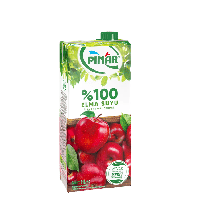 Pınar Meyve Suyu Saf Elma 1 L
