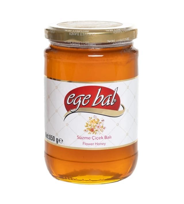 Ege Bal Süzme Çiçek Balı Cam Kavanoz 850 g