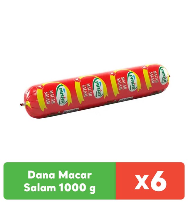 Pınar Dana Macar Salam 1000 g x 6 Adet