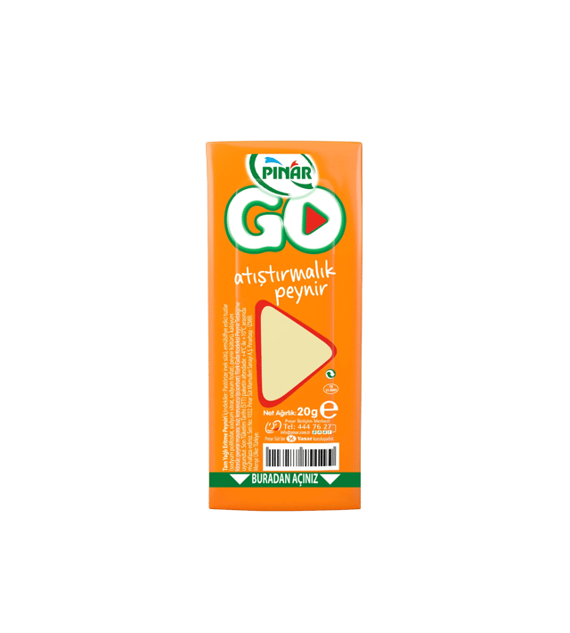 Pınar Go Atıştırmalık Taze Kaşar Peyniri 20 g