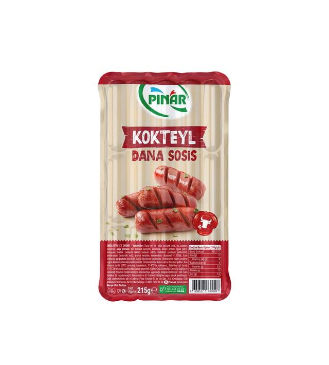 Pınar Dana Kokteyl Sosis 215g