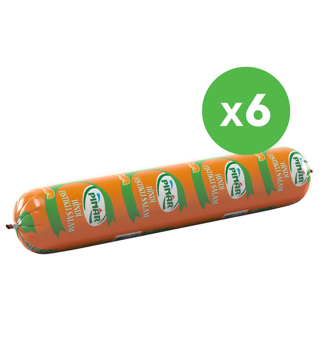 Pınar Hindi Fıstıklı Salam 1000 g x 6 Adet