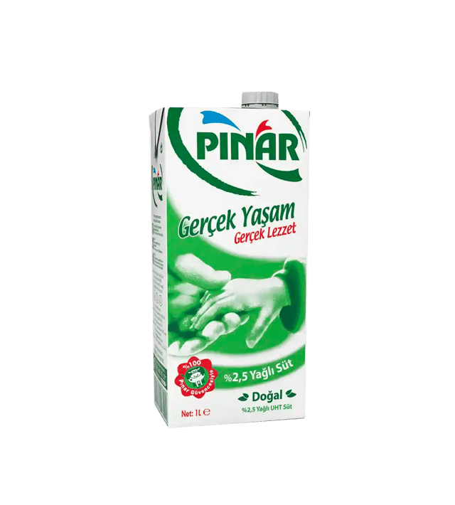 Pınar %2.5 Yağlı Süt 1 L