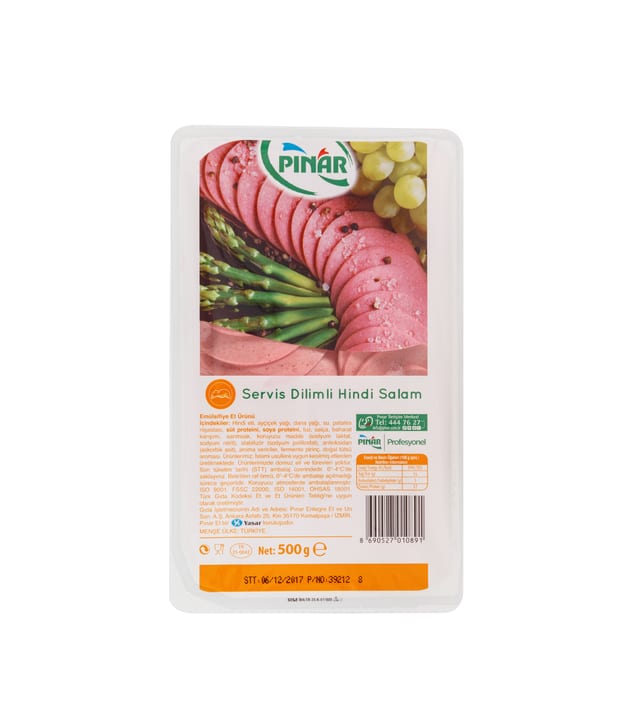 Pınar Dilimli Hindi Salam Servis 500 g