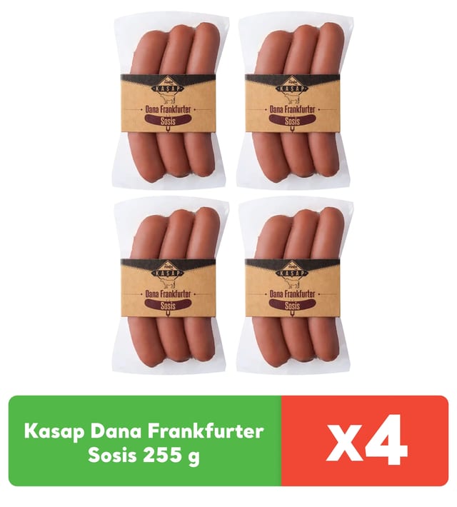 Pınar Kasap Dana Frankfurter Sosis 255 g x 4 adet