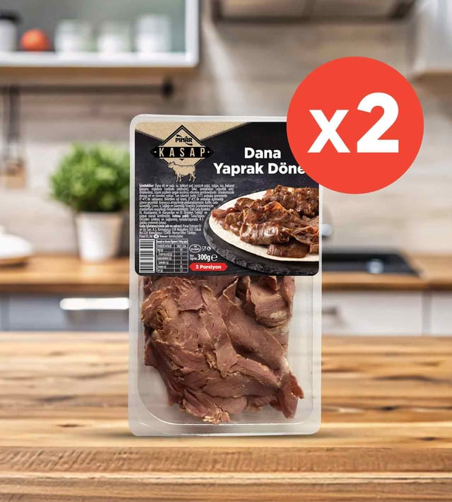 Pınar Kasap Hindi Yaprak Döner 180 g x 2 %100 Yerli Besi
