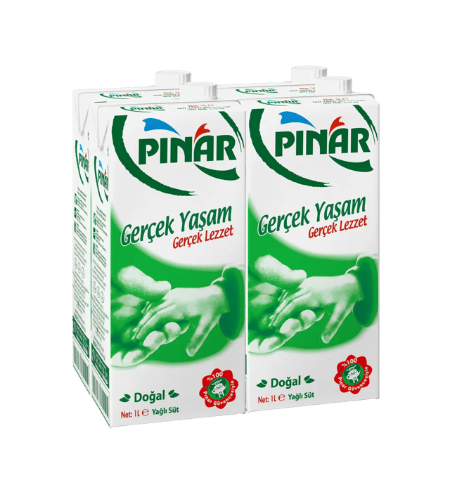 Pınar Yağlı Süt 4x1 L