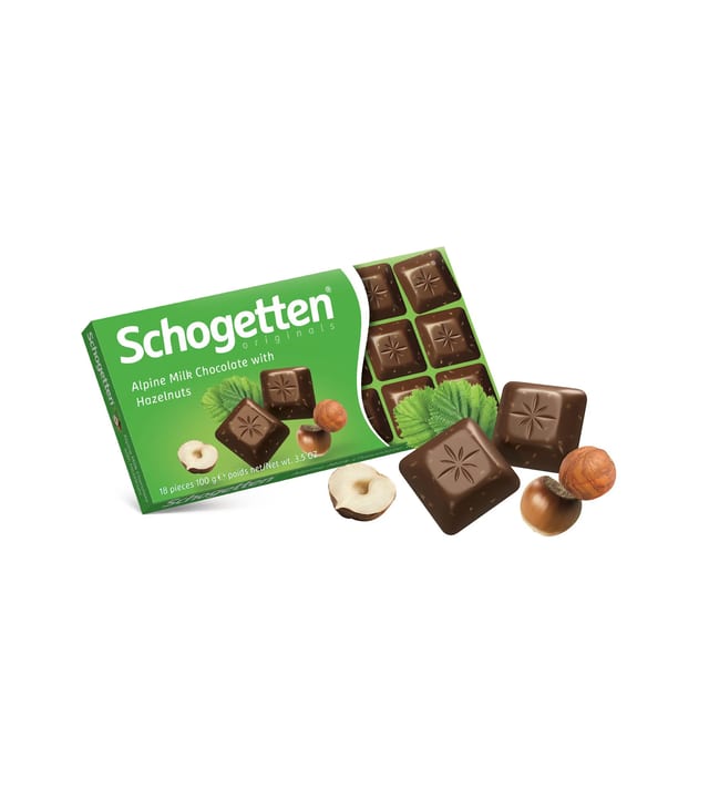 Schogetten Alpe Milk Chocolate with Hazelnuts 100 g