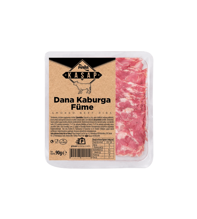 Pınar Kasap Dana Kaburga Füme 90 g