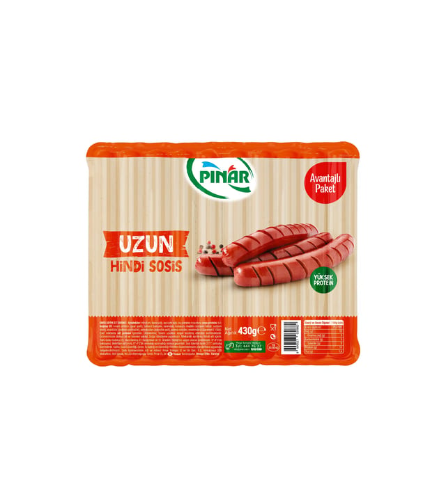 Pınar Uzun Hindi Sosis 430 g