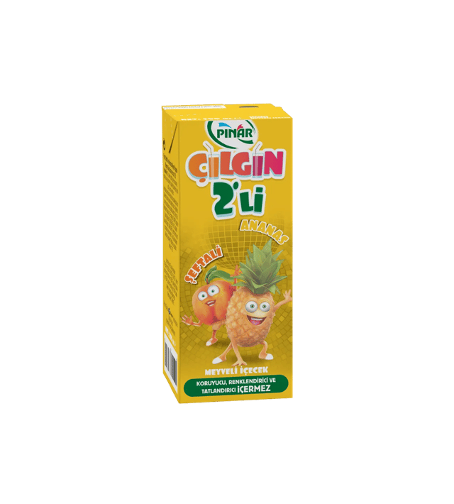 Pınar Çılgın İkili Şeftali Ananas 200 ml