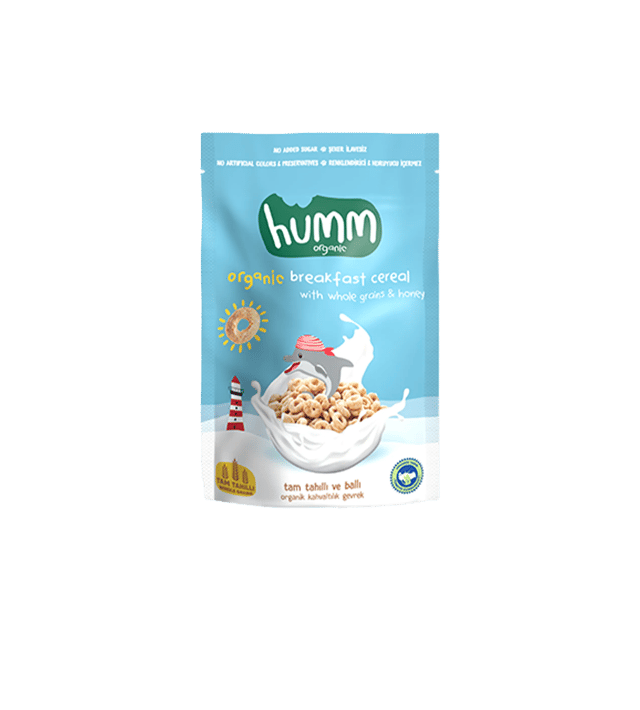 Humm Organik Tam Tahıllı & Ballı Kahvaltılık Gevrek 80 g