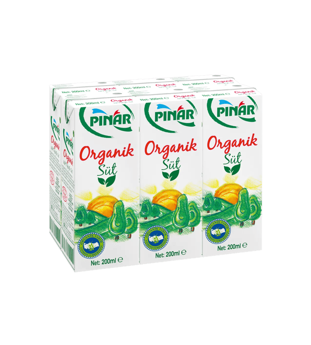 Pınar Organik Süt 6x200 ml