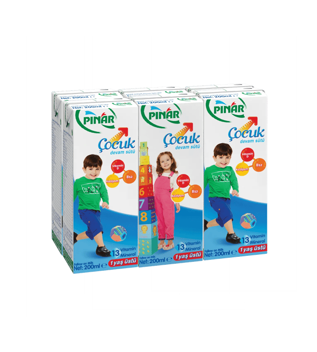 Pınar Çocuk Devam Sütü 6x200 ml