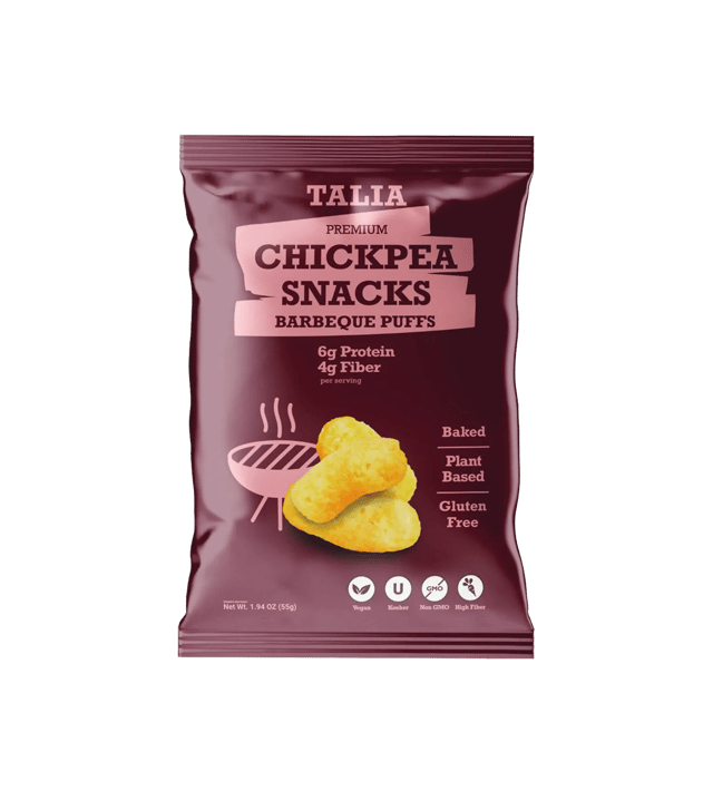 Talia Snacks Fırınlanmış Nohut Cipsi  Doğal Barbekü Aromalı 55 g