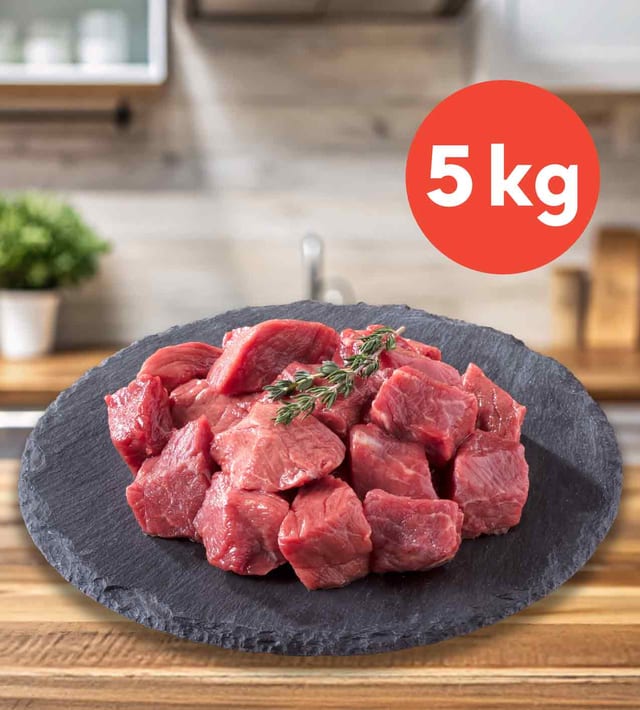 Pınar Kasap Dana Kuşbaşı 5 kg %100 Yerli Besi Yağsız