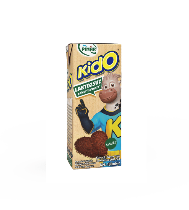 Pınar Kido Laktozsuz Kakaolu Süt 180 ml 