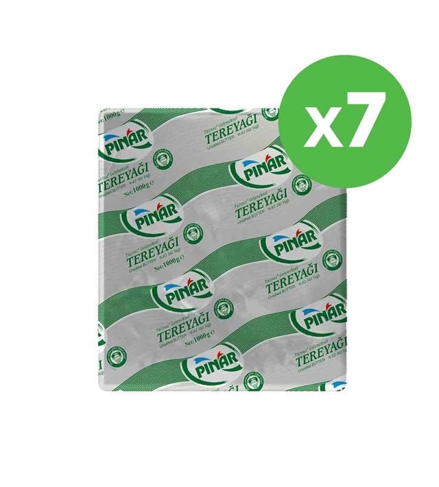 Pınar Tereyağı Kruvasan 1 Kg x 7 Adet