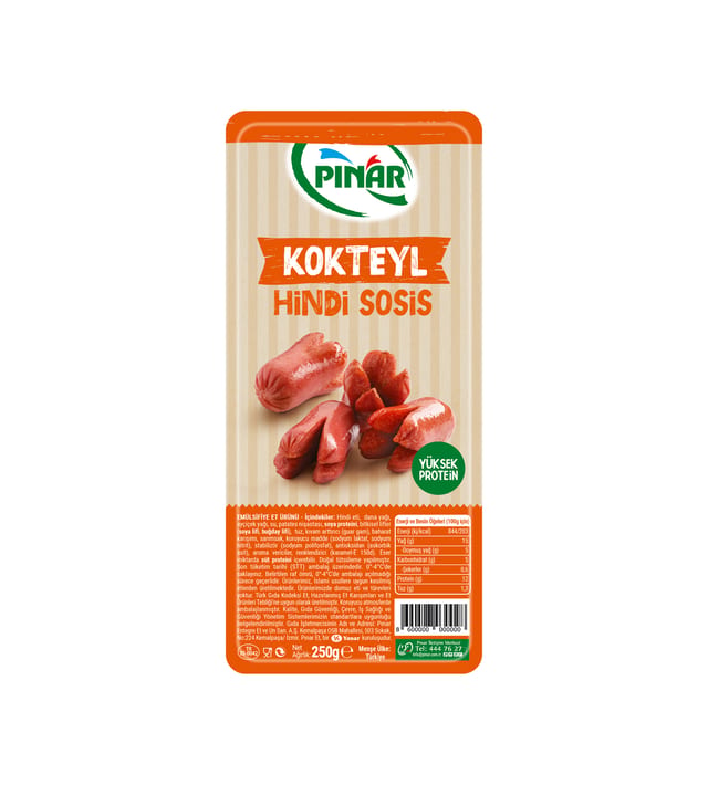 Pınar Hindi Kokteyl Sosis 250 g