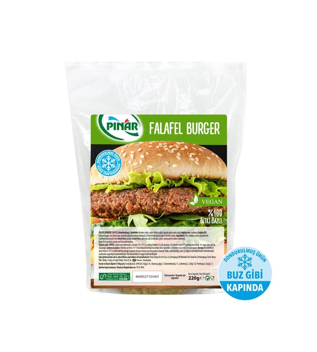 Pınar Falafel Burger 110 g x 2 