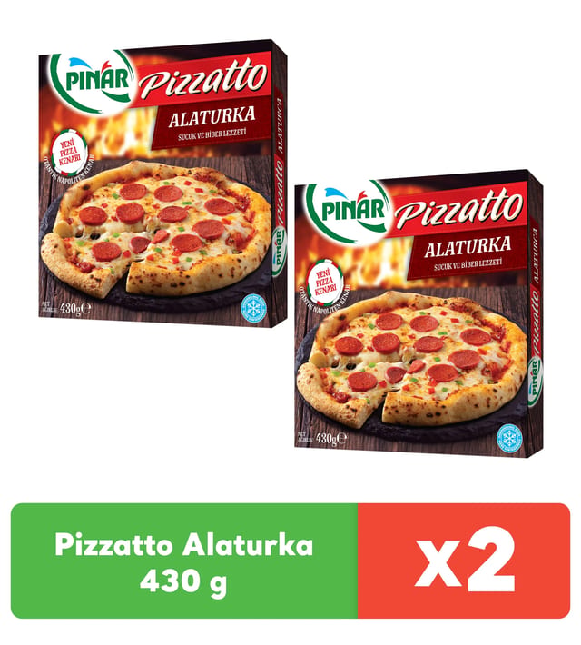 Pizzatto Alaturka 430 g x 2 adet