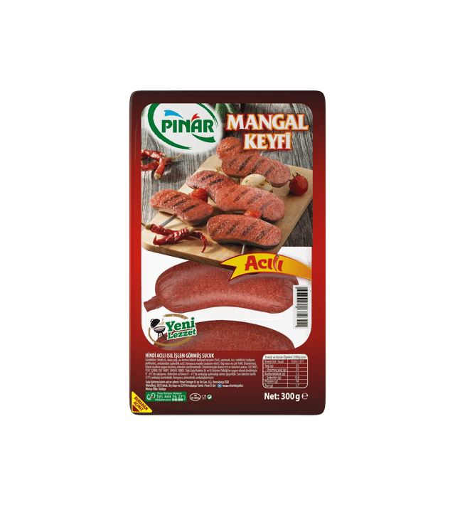 Pınar Mangal Keyfi Acılı Sucuk 300 g