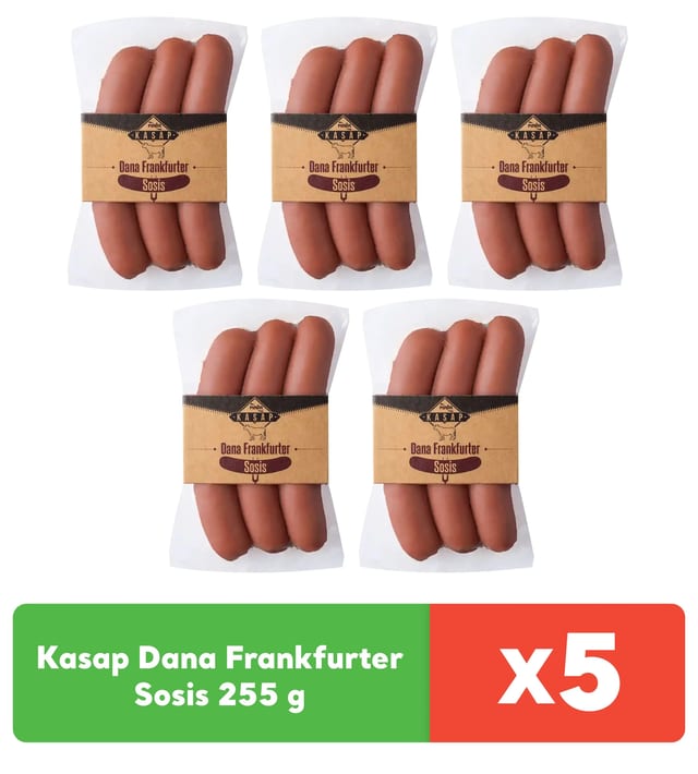 Pınar Kasap Dana Frankfurter Sosis 255 g x 5 adet