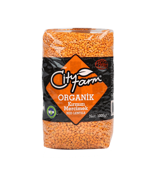 City Farm Organik Kırmızı Mercimek 1000 g