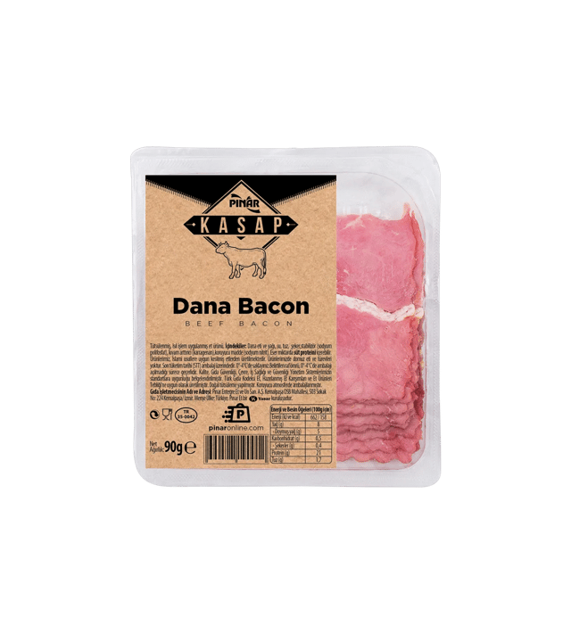Pınar Kasap Dana Bacon 90 g