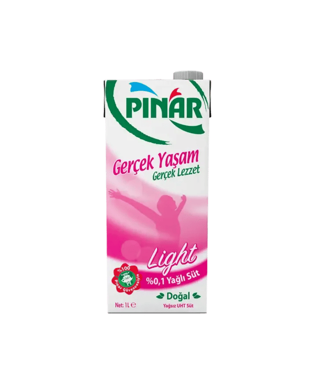 Pınar Light Yağsız Süt 1 L